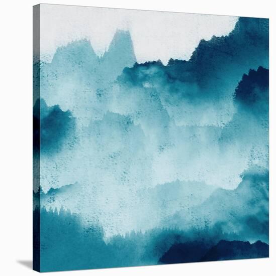 Mountain Mist Teal 2-Kimberly Allen-Stretched Canvas