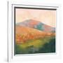 Mountain Morning Pink-Julia Purinton-Framed Art Print