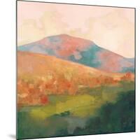 Mountain Morning Pink-Julia Purinton-Mounted Art Print