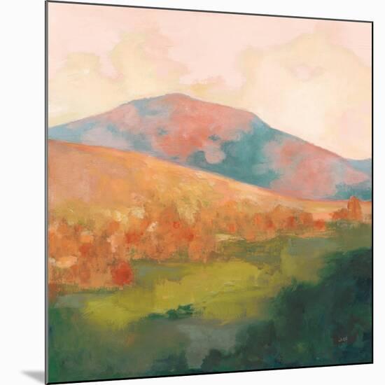 Mountain Morning Pink-Julia Purinton-Mounted Art Print