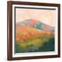 Mountain Morning Pink-Julia Purinton-Framed Art Print