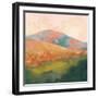 Mountain Morning Pink-Julia Purinton-Framed Art Print