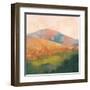 Mountain Morning Pink-Julia Purinton-Framed Art Print