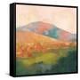 Mountain Morning Pink-Julia Purinton-Framed Stretched Canvas