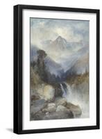 Mountain of the Holy Cross, 1890-Thomas Moran-Framed Giclee Print