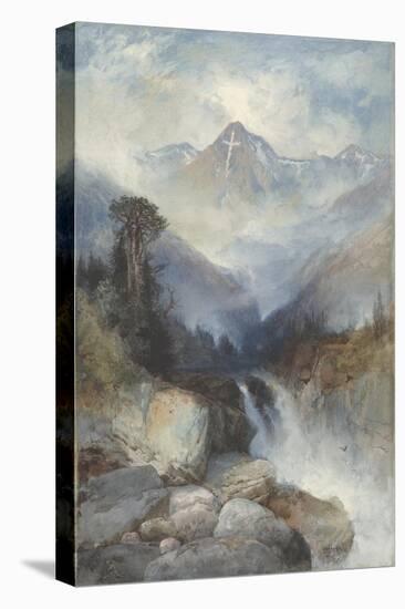Mountain of the Holy Cross, 1890-Thomas Moran-Stretched Canvas
