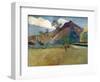 Mountain on Tahiti, 1893-Paul Gauguin-Framed Giclee Print