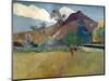 Mountain on Tahiti, 1893-Paul Gauguin-Mounted Giclee Print