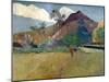 Mountain on Tahiti, 1893-Paul Gauguin-Mounted Giclee Print