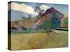 Mountain on Tahiti, 1893-Paul Gauguin-Stretched Canvas