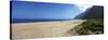 Mountain on the Beach, Pouhale Beach, Kauai, Hawaii, USA-null-Stretched Canvas