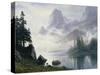 Mountain Out of the Mist-Albert Bierstadt-Stretched Canvas