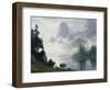 Mountain Out of the Mist-Albert Bierstadt-Framed Premium Giclee Print