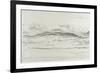 Mountain Panorama in Wales - Cader Idris-Cornelius Varley-Framed Giclee Print