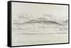 Mountain Panorama in Wales - Cader Idris-Cornelius Varley-Framed Stretched Canvas