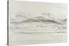 Mountain Panorama in Wales - Cader Idris-Cornelius Varley-Stretched Canvas