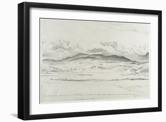 Mountain Panorama in Wales - Cader Idris-Cornelius Varley-Framed Giclee Print