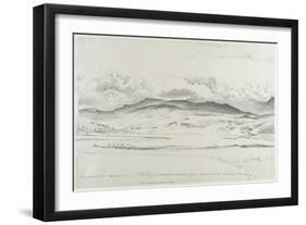 Mountain Panorama in Wales - Cader Idris-Cornelius Varley-Framed Giclee Print