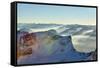 Mountain Panorama Zugspitze-Marc Gilsdorf-Framed Stretched Canvas