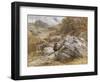 Mountain Pass at Bettws-Y-Coed, 1851-David Cox-Framed Giclee Print
