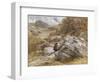 Mountain Pass at Bettws-Y-Coed, 1851-David Cox-Framed Giclee Print