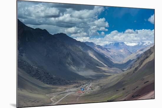 Mountain Pass Between Mendoza and Santiago, Andes, Argentina, South America-Michael Runkel-Mounted Photographic Print