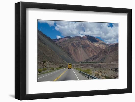 Mountain Pass Between Mendoza and Santiago, Andes, Argentina, South America-Michael Runkel-Framed Photographic Print