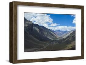 Mountain Pass Between Mendoza and Santiago, Andes, Argentina, South America-Michael Runkel-Framed Photographic Print