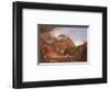 Mountain Pass Called the Notch of the White Mountains-Thomas Cole-Framed Art Print