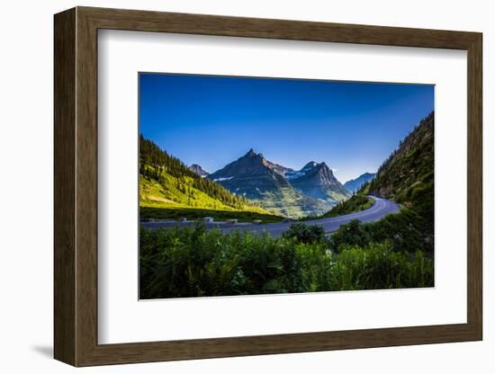 Mountain Pass, Continental Divide, Glacier National Park, Montana-Yitzi Kessock-Framed Photographic Print