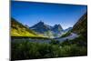 Mountain Pass, Continental Divide, Glacier National Park, Montana-Yitzi Kessock-Mounted Photographic Print