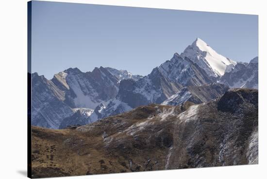 Mountain pass near Huanglong, Sichuan province, China, Asia-Michael Snell-Stretched Canvas