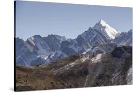 Mountain pass near Huanglong, Sichuan province, China, Asia-Michael Snell-Stretched Canvas