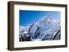 Mountain Peak in Himalayas, Nuptse-blas-Framed Photographic Print