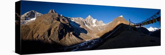 Mountain Peak, Kumuche Himal, Solukhumbu, Himalayas, Nepal-null-Stretched Canvas
