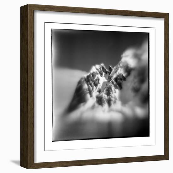 Mountain peaks along Lemaire Channel, Antarctica-Paul Souders-Framed Photographic Print