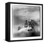 Mountain peaks along Lemaire Channel, Antarctica-Paul Souders-Framed Stretched Canvas