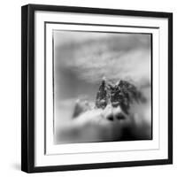 Mountain peaks along Lemaire Channel, Antarctica-Paul Souders-Framed Photographic Print