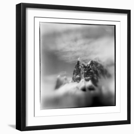 Mountain peaks along Lemaire Channel, Antarctica-Paul Souders-Framed Photographic Print