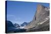 Mountain Peaks Along Prins Christian Sund-Paul Souders-Stretched Canvas