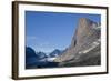 Mountain Peaks Along Prins Christian Sund-Paul Souders-Framed Photographic Print