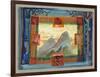 Mountain Peaks and Faces-Michael Chase-Framed Giclee Print