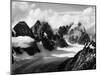 Mountain Peaks Covered in Snow-Dmitri Kessel-Mounted Photographic Print