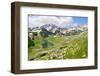 Mountain Peaks with Lake-Dalibor Sevaljevic-Framed Photographic Print