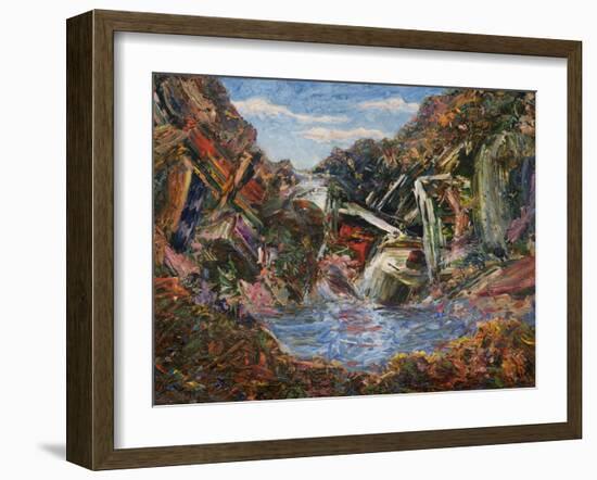 Mountain Pool-James W Johnson-Framed Giclee Print