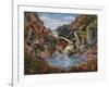 Mountain Pool-James W Johnson-Framed Giclee Print