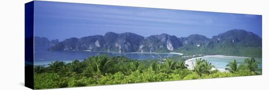 Mountain Range and Trees in the Island, Phi Phi Islands, Thailand-null-Stretched Canvas