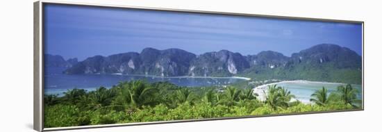 Mountain Range and Trees in the Island, Phi Phi Islands, Thailand-null-Framed Photographic Print