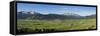 Mountain Range, Crested Butte, Gunnison County, Colorado, USA-null-Framed Stretched Canvas