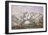 Mountain Range in East Africa, Engraving from Lake Regions of Equatorial Africa-Richard Francis Burton-Framed Giclee Print